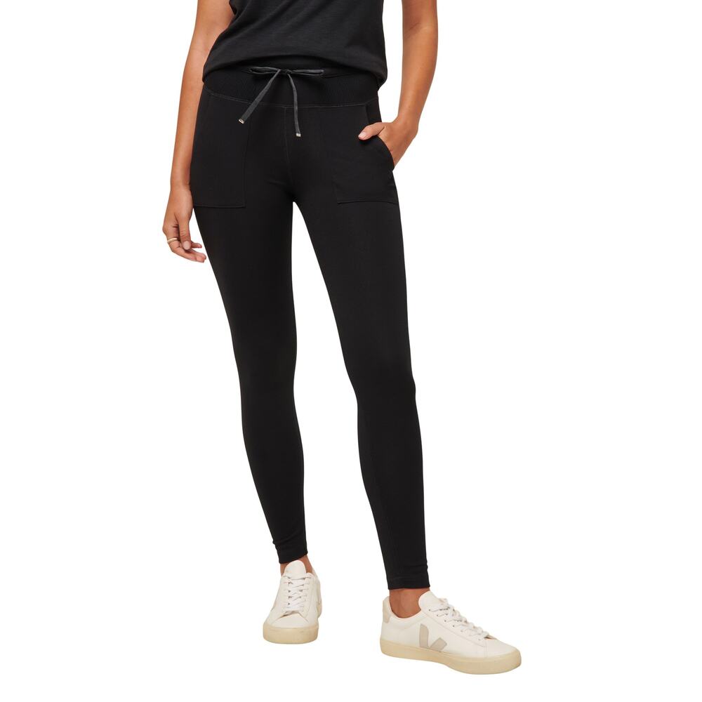 TravisMathew Friday Ponte Pocket Leggings Pants Black Size XXS NWT